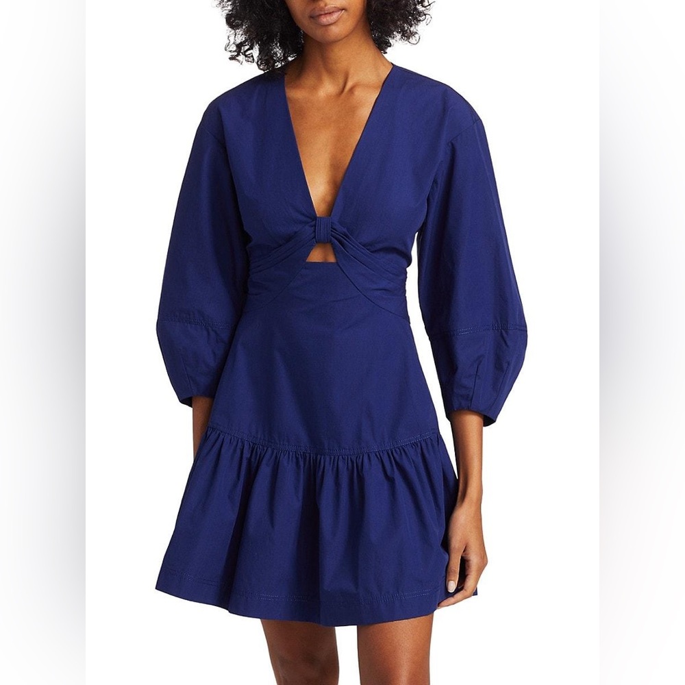 Derek Lam Talia Keyhole Mini Dress